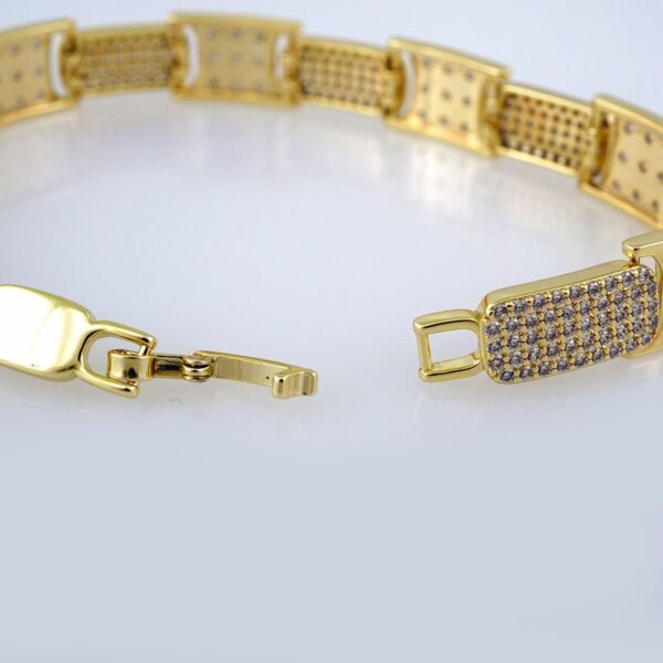 Women Bracelets/ Pulseras Dama/  Zircon Stone/ 14K Real Color// B545