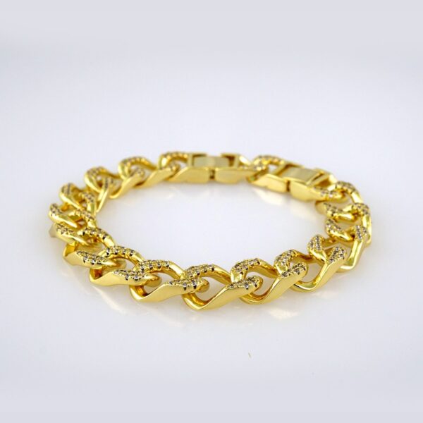 Women Bracelets/ Pulseras Dama/  Zircon Stone/ 14K Real Color// B546 - Image 2