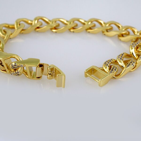 Women Bracelets/ Pulseras Dama/  Zircon Stone/ 14K Real Color// B546 - Image 3
