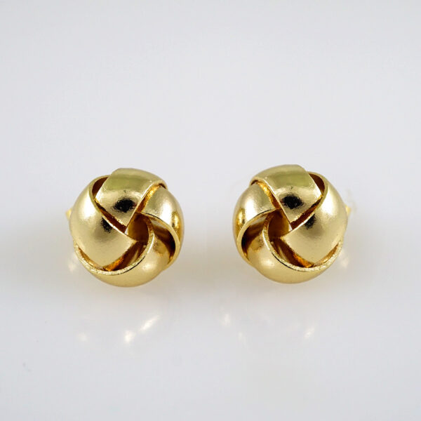 Women Earrings/ Aretes Dama/ Plain/ 14k Real Color//E506