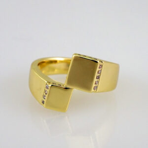 Women Ring/ Anillos Damas/   14K Real Color/  Zircon Stone// R273