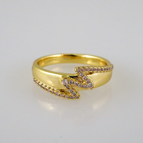 Women Ring/ Anillos Damas/  14K Real Color/  Zircon Stone// R278