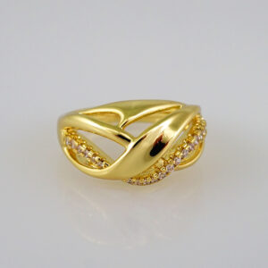 Women Ring/ Anillos Damas/  14K Real Color/  Zircon Stone// R279