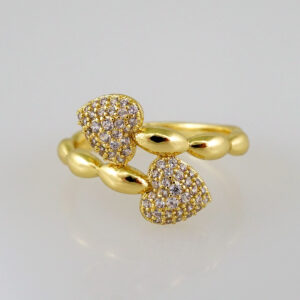 Women Ring/ Anillos Damas/  14K Real Color/  Zircon Stone// R281