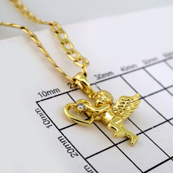 Cadenas & Colgantes/ Chain /Pendants / 14K Real Color/ Zircon Stone/  3mm x45cm// SET549 - Image 3