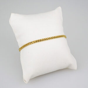 Women Bracelets/ Pulseras Dama/  Plain/ 14K Real Color// B549