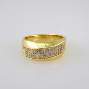 Women Ring/ Anillos Damas/  14K Real Color/  Zircon Stone// R286