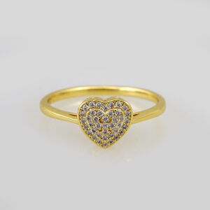 Women Ring/ Anillos Damas/  14K Real Color/  Zircon Stone// R288