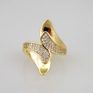 Women Ring/ Anillos Damas/  14K Real Color/  Zircon Stone// R295