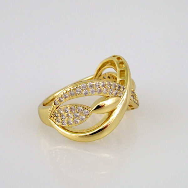 Women Ring/ Anillos Damas/  14K Real Color/  Zircon Stone// R297