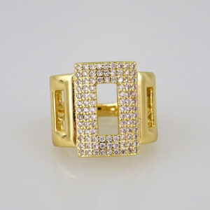 Women Ring/ Anillos Damas/  14K Real Color/ Zircon Stone// R298