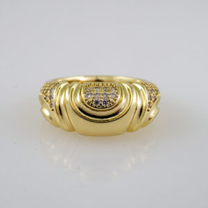 Women Ring/ Anillos Damas/  14K Real Color/ Zircon Stone// R307