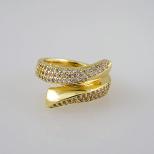Women Ring/ Anillos Damas/  14K Real Color/  Zircon Stone// R308