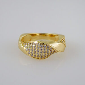 Women Ring/ Anillos Damas/  14K Real Color/ Zircon Stone// R310