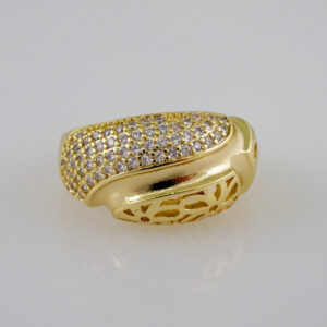 Women Ring/ Anillos Damas/  14K Real Color/  Zircon Stone// R311