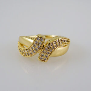 Women Ring/ Anillos Damas/  14K Real Color/  Zircon Stone// R313