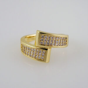 Women Ring/ Anillos Damas/  14K Real Color/  Zircon Stone// R314