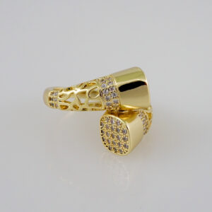 Women Ring/ Anillos Damas/  14K Real Color/  Zircon Stone// R317