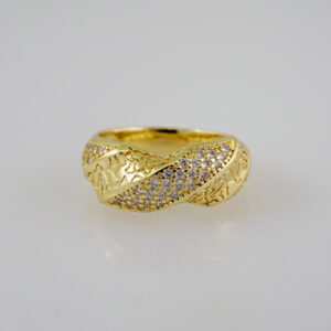 Women Ring/ Anillos Damas/  14K Real Color/  Zircon Stone// R318