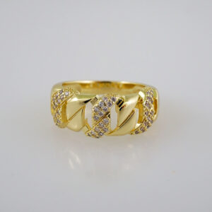 Women Ring/ Anillos Damas/  14K Real Color/  Zircon Stone// R319