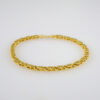 Women Bracelets/ Pulseras Dama/  Plain/  14K Real Color// B575 - Image 2