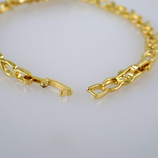 Women Bracelets/ Pulseras Dama/  Zircon Stone/  14K Real Color// B578 - Image 3