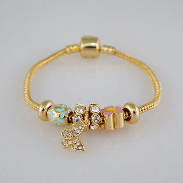 Women Bracelets/ Pulseras Dama/ Zircon Stone/14K Real Color// B584 - Image 2