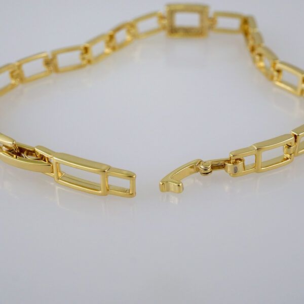 Women Bracelets/ Pulseras Dama/  Zircon Stone/  14K Real Color// B596