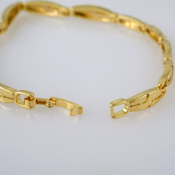 Women Bracelets/ Pulseras Dama/  Zircon Stone/  14K Real Color// B597