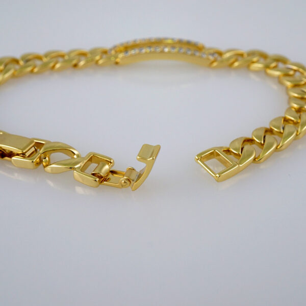 Women Bracelets/ Pulseras Dama/  Zircon Stone/  14K Real Color// B599