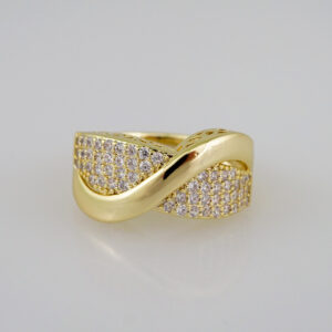 Women Ring/ Anillos Damas/  14K Real Color/ Zircon Stone// R327