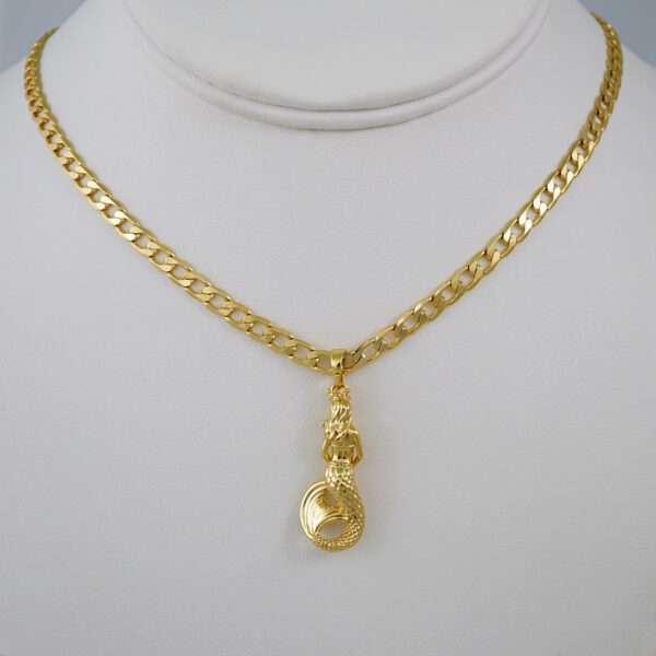 Cadenas & Colgantes/ Chain W/Pendants /14K Real Color/Zircon Stone/ 4mmx45cm// SET611