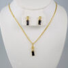 Cadenas & Colgantes/ Chain W/Pendants /  14K Real Color/  Zircon Stone/  2mmx45cm// SET614