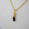Cadenas & Colgantes/ Chain W/Pendants /  14K Real Color/  Zircon Stone/  2mmx45cm// SET614 - Image 2