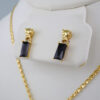 Cadenas & Colgantes/ Chain W/Pendants /  14K Real Color/  Zircon Stone/  2mmx45cm// SET614 - Image 3