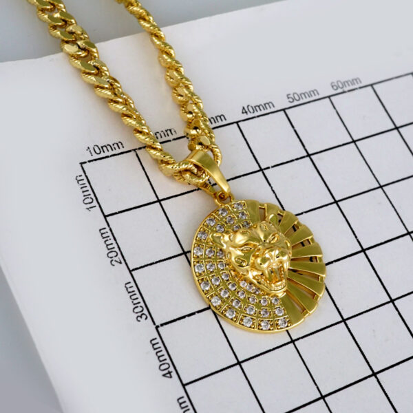 Cadenas & Colgantes/ Chain W/Pendants /14K Real Color/Zircon Stone/ 6mmx50cm// SET619 - Image 3