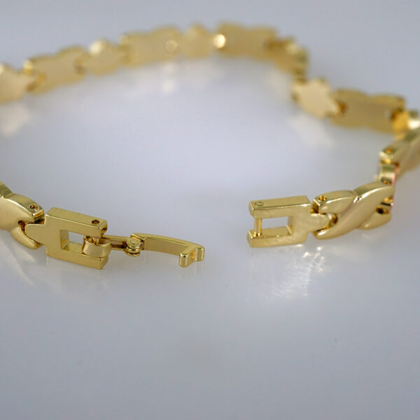 Women Bracelets/ Pulseras Dama/  Plain/  ThreeTone// B621