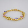 Women Bracelets/ Pulseras Dama/  Zircon Stone/  14K Real Color// B625 - Image 2