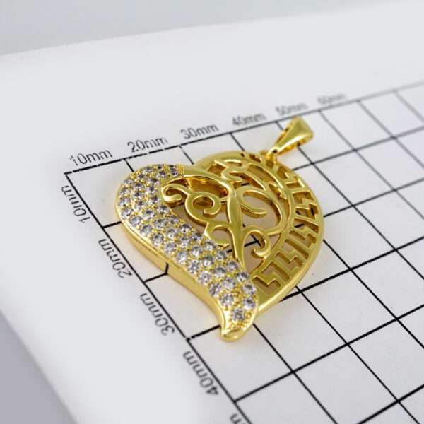 Pendants / Colgantes/  Zircon Stone/  14K Real Color// PEN88