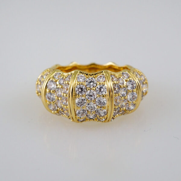 Women Ring/ Anillos Damas/  14K Real Color/  Zircon Stone// R330