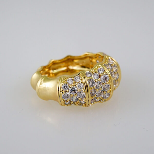 Women Ring/ Anillos Damas/  14K Real Color/  Zircon Stone// R330 - Image 2