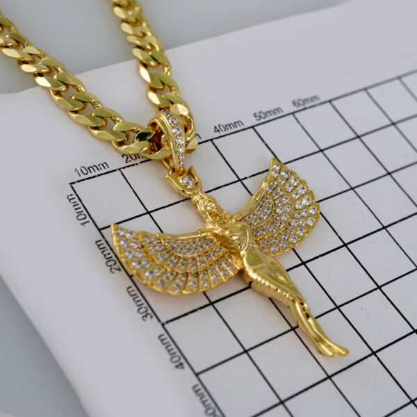Cadenas & Colgantes/ Chain /Pendants /14K Real Color/Zircon Stone/ 6mm// SET642 - Image 3