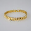 Women Bracelets/ Pulseras Dama/  Plain/  14K Real Color// B642 - Image 2