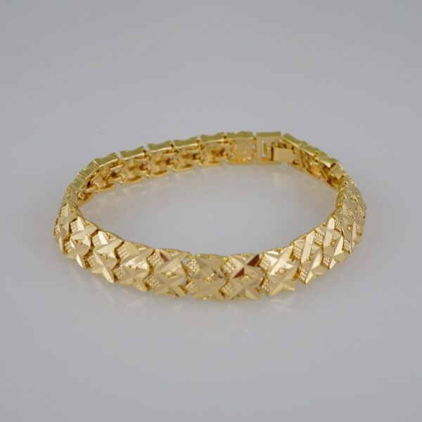 Women Bracelets/ Pulseras Dama/  Plain/  14K Real Color// B644