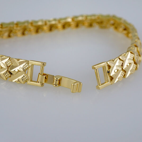 Women Bracelets/ Pulseras Dama/  Plain/  14K Real Color// B644