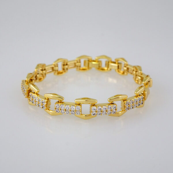 Women Bracelets/ Pulseras Dama/  Zircon Stone/  14K Real Color// B645