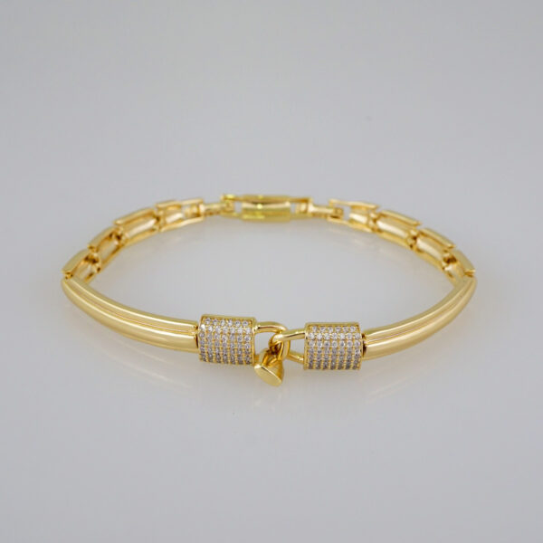 Women Bracelets/ Pulseras Dama/  Zircon Stone/  14K Real Color// B649