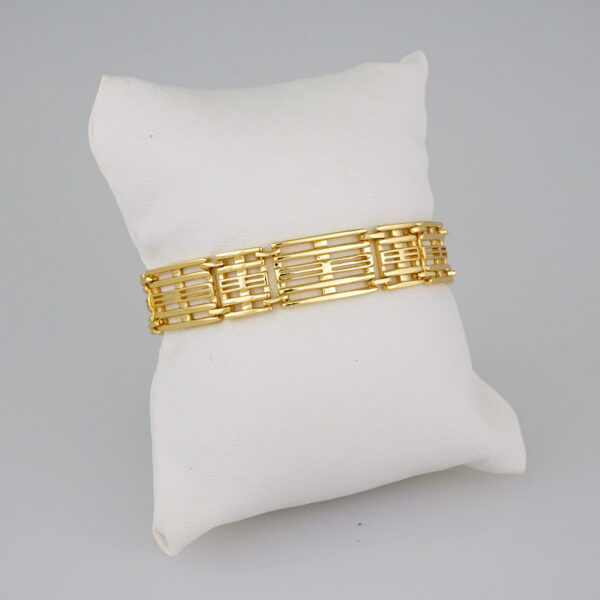 Women Bracelets/ Pulseras Dama/  Plain/  14K Real Color// B651