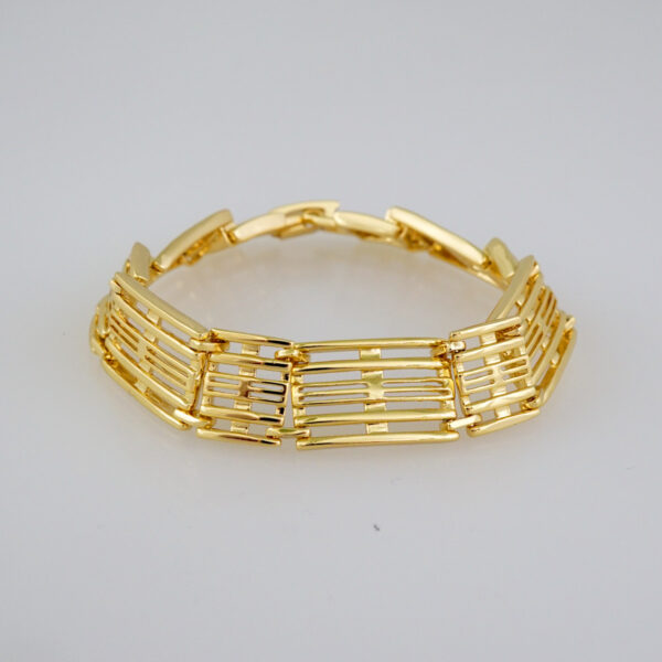 Women Bracelets/ Pulseras Dama/  Plain/  14K Real Color// B651