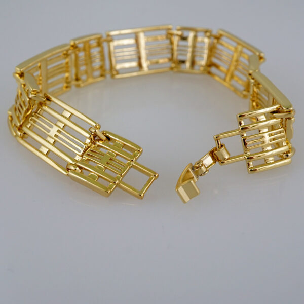 Women Bracelets/ Pulseras Dama/  Plain/  14K Real Color// B651